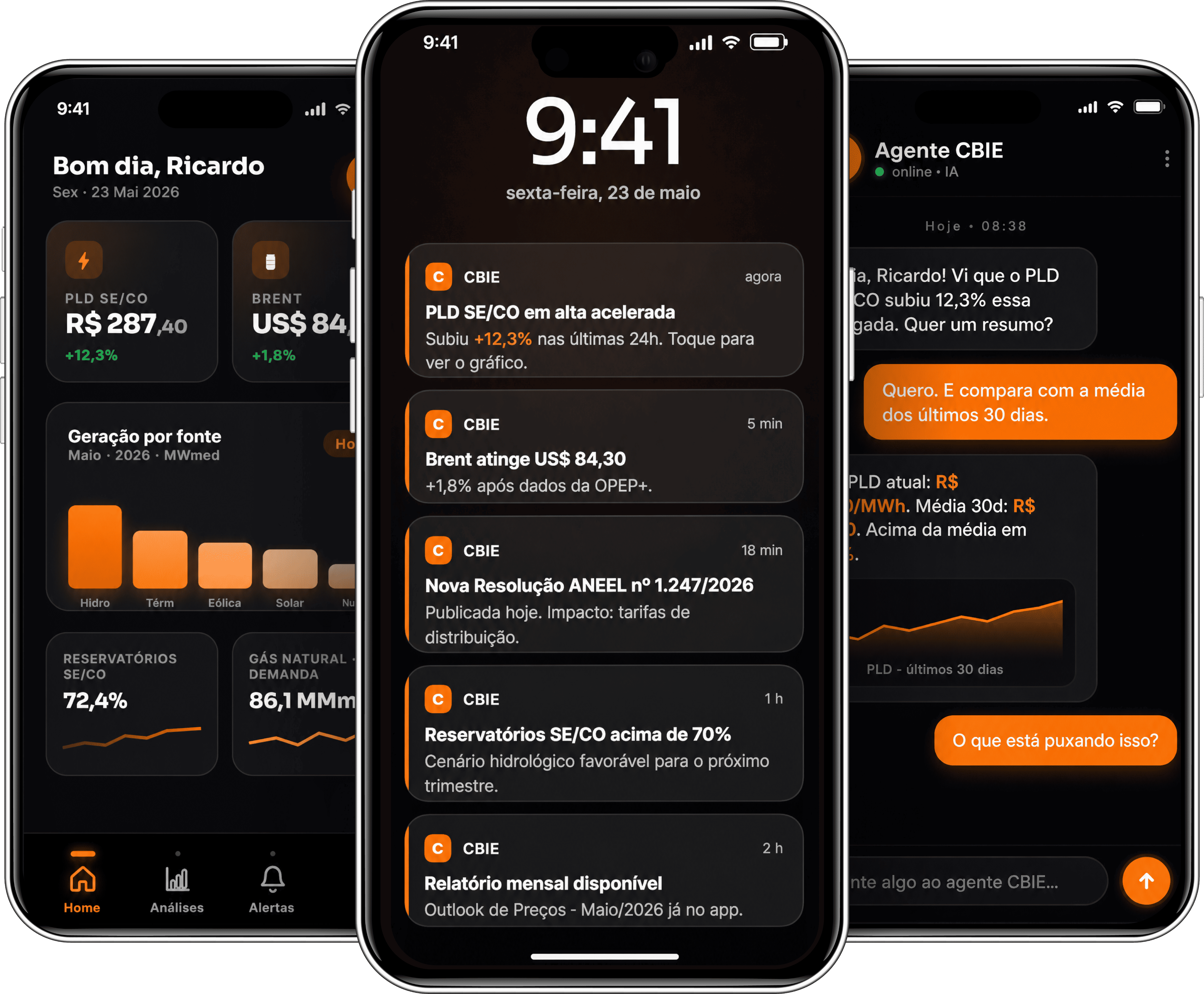 Aplicativo CBIE Analytics — indicadores, alertas e agente CBIE no celular